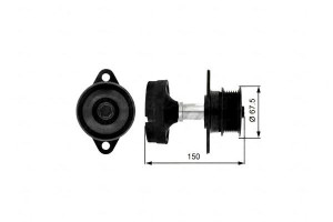 Koło Pasowe Alternatora Ford Focus 1.8d 08.98-03.0