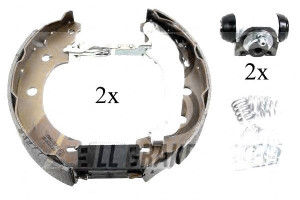 Komplet Szczęk Z Cylinderkami Renault Kangoo A.b.s