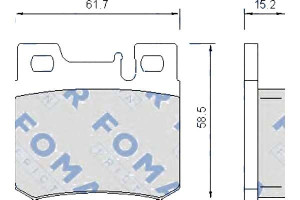 Klocki Hamulcowe Mercedes 190e 200t Td 200te 230te