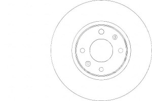Tarcze Hamulcowe 2szt Citroen C5 2.2hdi-3.0 01-08