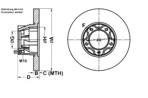 Tarcze Hamulcowe 2szt. Vw Lt 28-35 I Lt 40-55 I 2.