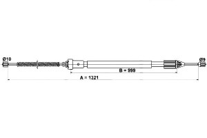 Linka Hamulca Ręcznego Renault Clio Ii 1.2/1.2lpg/