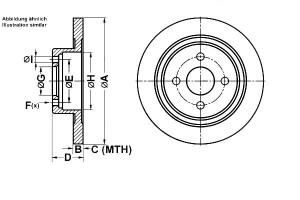 Tarcze Hamulcowe 2szt. Ford Focus 2.0 03.02-11.04