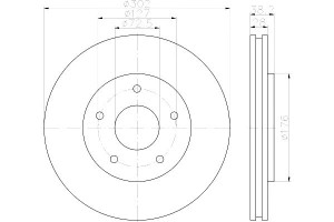 Tarcze Hamulcowe Mintex 7b0615301b 68032944aa 0472