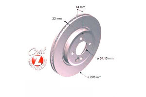 Tarcze Hamulcowe 2szt Mini Cooper One 01-06 Przód