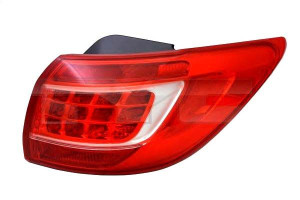 Lampa (część Zewnętrzna Kolor Kierunkowskazu Czerw