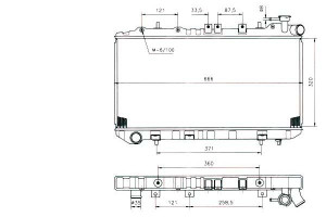 Chłodnica Silnika Nrf 2141065c01 Dn2122 8mk3767163