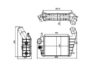 Intercooler Alfa 156 1,9-2,4jtd Nrf
