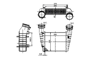 Intercooler Vw Passat 1,9tdi Nrf