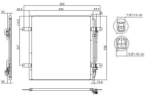 Skraplacz Klimatyzacji Mercedes Atego Atego 2 01.9
