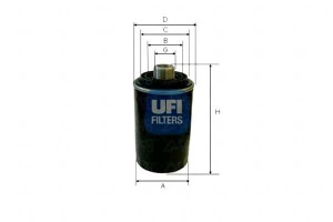 Filtr Oleju Audi A3 1.8-2.0tfsi 04- Ufi