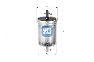Filtr Paliwa Laguna 2.0i 2.0 16v Ufi