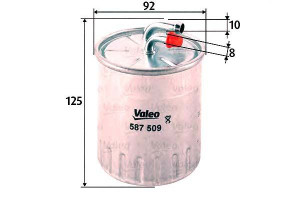 Filtr Diesel Przeplywowy Valeo