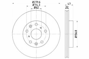 Tarcze Hamulcowe 2szt Suzuki Przód Sx4 06- Sedici