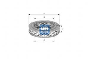Filtr Powietrza Ufi 4242480 4434896 Pc222 14574321