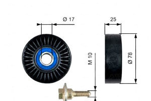Rolka Prowadząca Pasek Citroen C5 C5 I C5 Ii C8 Ev