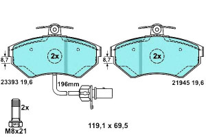 Klocki Hamulcowe Ceramiczne Audi A4 Seat Exeo Exeo