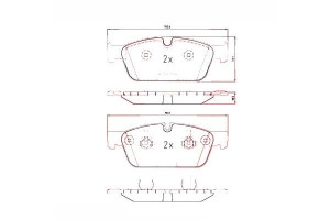 Klocki Hamulcowe Mercedes W166 Ml-klasa 11- Przód