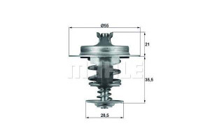 Termostat Citroen 2,0hdi Fiat Peugeot Behr