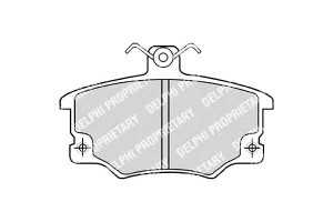Klocki Hamulcowe Fiat Tipo/tempra 14" Delphi Ham