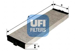Filtr Kabinowy Peugeot 607 00- Weglow Ufi