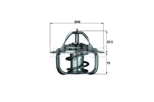 Termostat Daewoo 87c 1,4 1,6 Behr