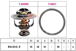 Termostat Facet 1305a190 Md337408 Md158570 Md17574
