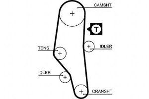 Pasek Rozrządu Bmw 3 (e30) 3 (e36) 5 (e34) 1.6/1.8