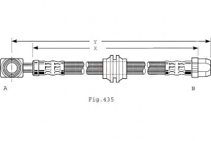 Przewód Hamulcowy Elast. Mini (r50 R53) (r52) 1.4d