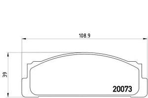 Klocki Hamulcowe Fiat 125. Polonez Brembo