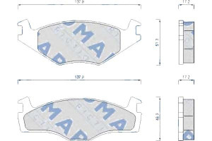 Klocki Hamulcowe Seat Cordoba Ibiza Vw Polo Gr.17.