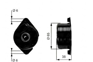 Napinacz Paska Wielorowkowego Bmw 3 (e46) 5 (e39)