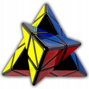 ŚWIETNA MAGNETYCZNA Kostka Piramidka 3x3 szybka Pyraminx + algorytmy rubika