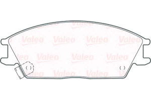 Klocki Hamulcowe Valeo 45022sa6600 45022sa6n50 581