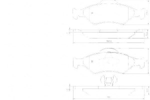 Klocki Hamulcowe Ford Fiesta Ka 00- A.b.s.