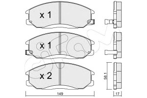 Klocki Hamulcowe Hyundai Santa Fe 01-06 Przód Cifa