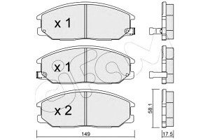 Klocki Hamulcowe Hyundai Trajet 99- Cifam