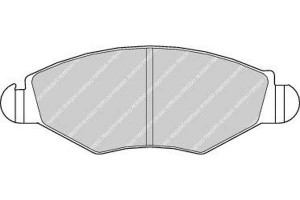 Klocki Hamulcowe Peugeot Przód 206 306 99- Ferodo