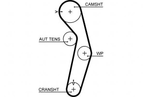 Pasek Rozrządu Mitsubishi Carisma Colt V Lancer Vi