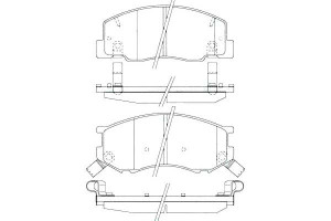 Klocki Hamulcowe Toyota Previa 2.4 01.90-08.00 Lpr