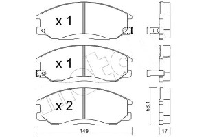Klocki Hamulcowe Hyundai Santa Fe 01- Metelli