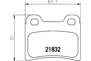 Klocki Hamulcowe Mintex 6500959 91ab2m008bc 91ab2m