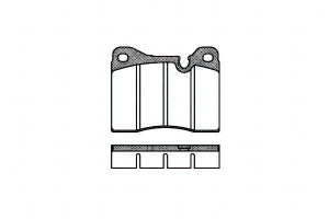 Klocki Hamulcowe Bmw 2 E10 5 E12 6 E24 7 E23 15mm