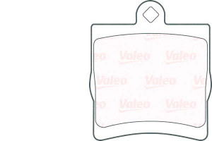 Klocki Hamulcowe Valeo 5126300aa 34202720 24207420