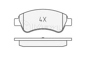 Klocki Hamulcowe Citroen Przód Berlingo C2 C3 Ds3
