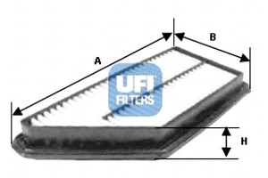 Filtr Powietrza Honda Civic 2.2 Cdti 06> Ufi Ufi