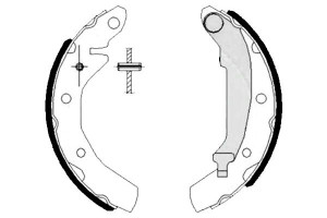 Szczęki Hamulcowe Daewoo Tico 0.8 02.95-12.00 Brem