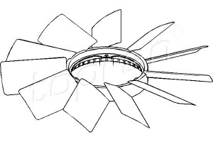 Wiatrak Wentylatora (śr. 460 Mm Ilość Łopat 11) Bm