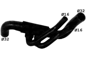 Przewód Chłodnicy Peugeot 1.4i, 1.6i 98- Sasic