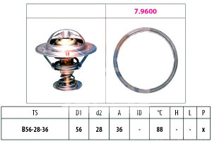 Termostat Subaru Toyota Eps